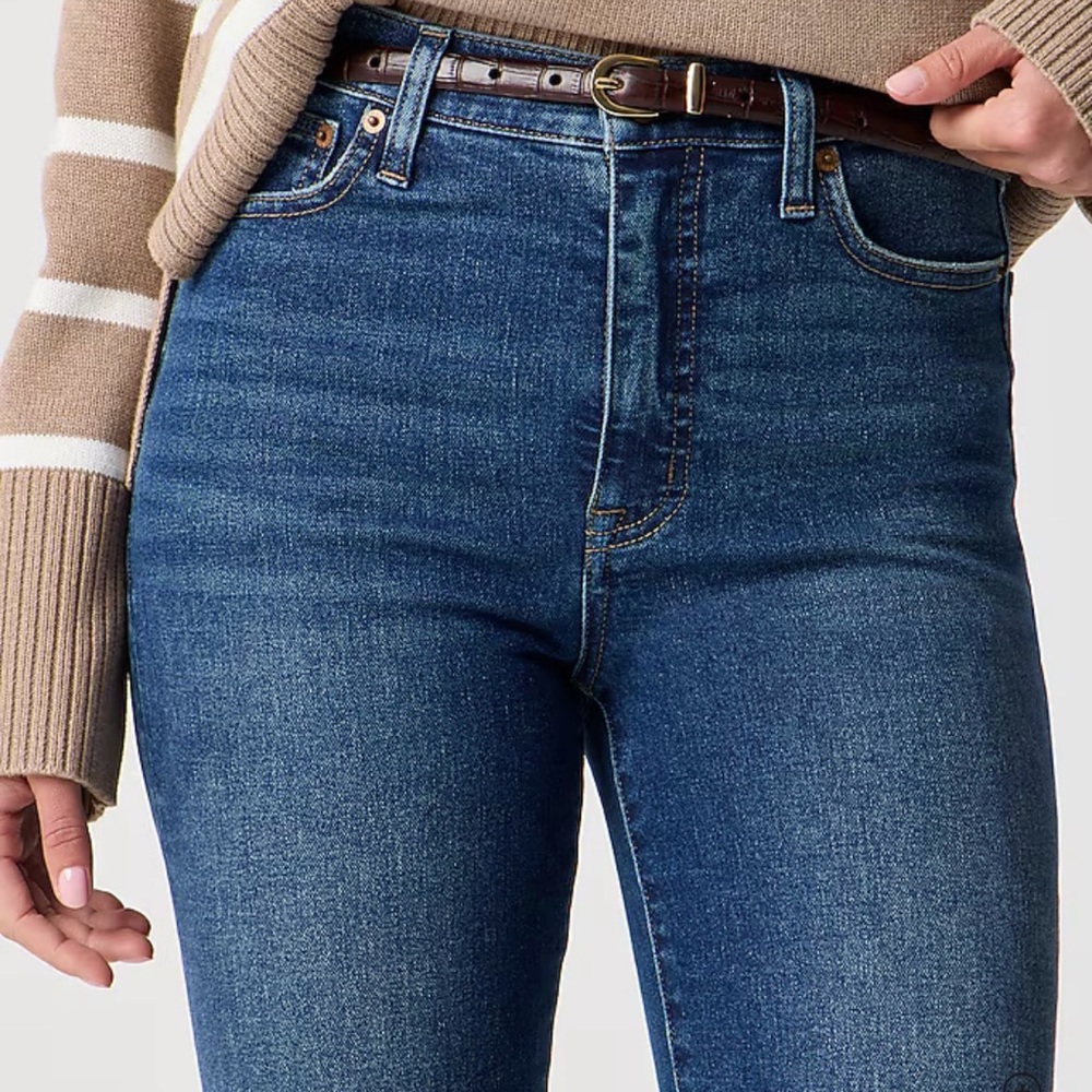 J. Crew High Rise Stovepipe Jeans